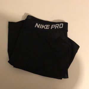 Nike pro shorts black #2